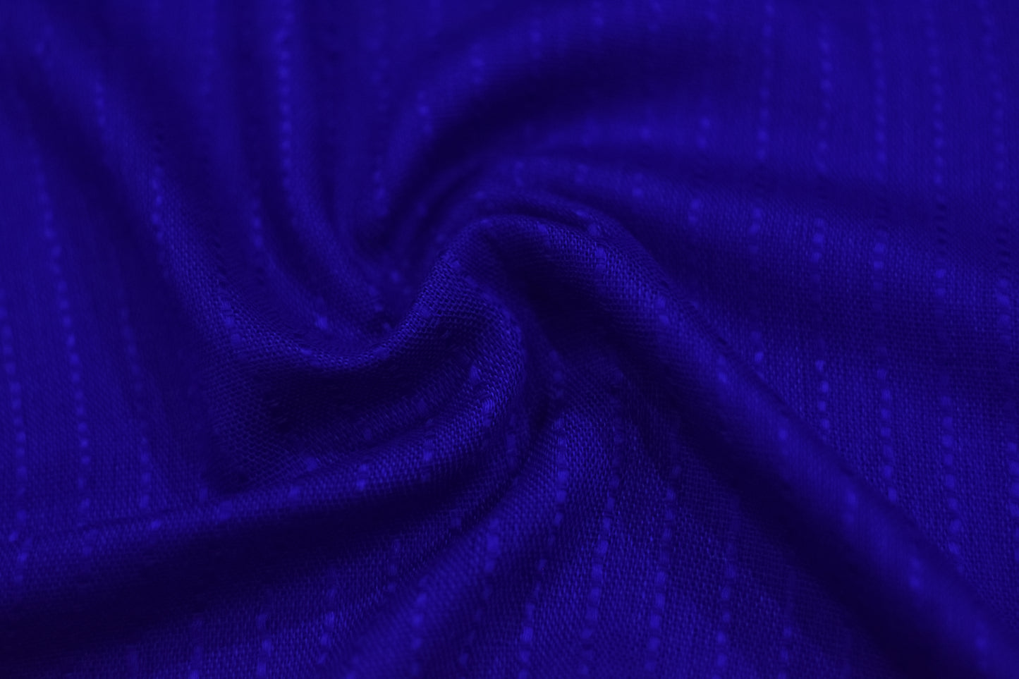 STRIPED SLUB LAWN SHAWL- BLUE