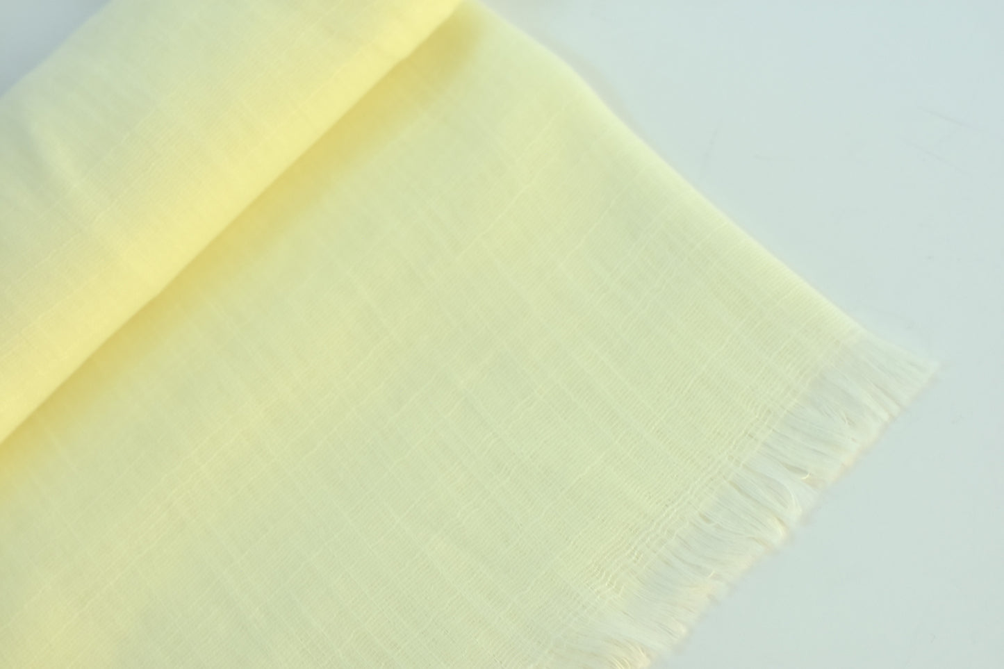 SLUB LAWN HIJAB- LIGHT LEMON YELLOW