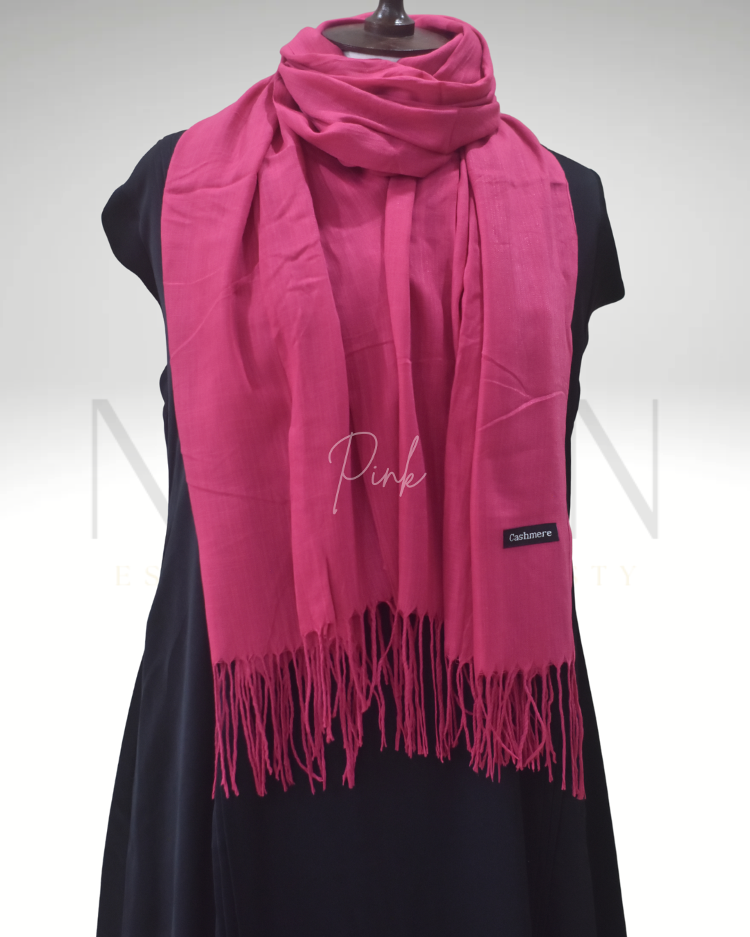 CASHMERE SLUB LAWN HIJAB- PINK
