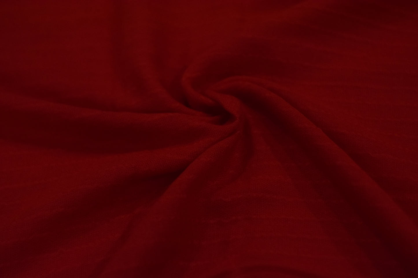 STRIPED SLUB LAWN SHAWL- RED