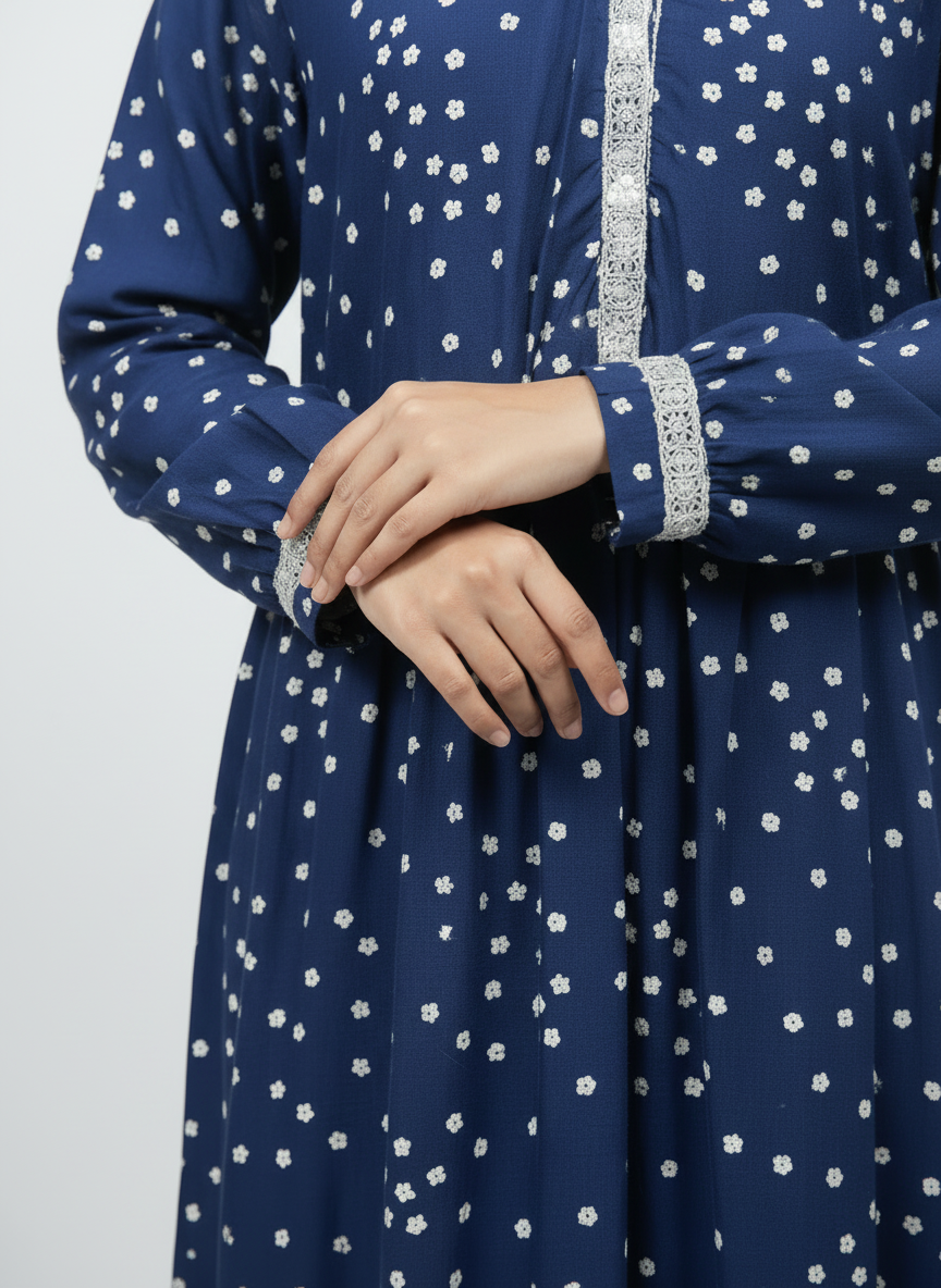 FLORAL RUSH BLUE